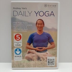 🍒4 for $20🍒  Rodney Yee's Daily Yoga by Gaiam - Fitness DVD